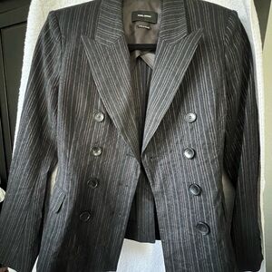 Isabel Marant Women's Black Pinstripe Suit